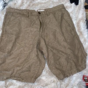 Gap Light Brown Linen Cotton Blend Shorts sz 31 9” Inseam - Picture 1 of 6