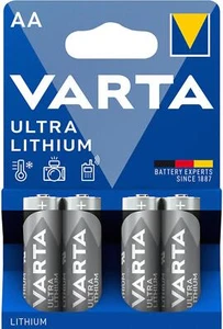 Varta Ultra Lithium AA Batterie Mignon FR14505 61064 1.5V 4er Blister - Bild 1 von 2