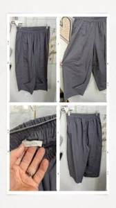 Luukaa Gray Anthracite Lagenlook pants SZ 2 (S/M) Artsy Minimalist - Picture 1 of 1