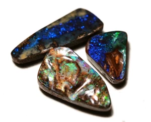 Large Australia Queensland Boulder Solid Opal Parcel Green Blue 50.1 ct - Bild 1 von 13