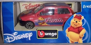 Fiat Punto 1/43 Bburago Burago Disney Pooh - Foto 1 di 4