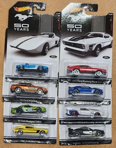 Komplettsatz: 2013 Hot Wheels 50 Jahre Mustang - selten 1962 Mustang Concept - Bild 1 von 24