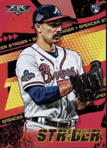 2022 Topps Fire Rookie RC Red SPENCER STRIDER Digital - Picture 1 of 1