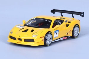 BBURAGO 1:43 FERRARI 488 Challenge DIECAST MODEL RACING CAR NEW IN BOX - Picture 1 of 6