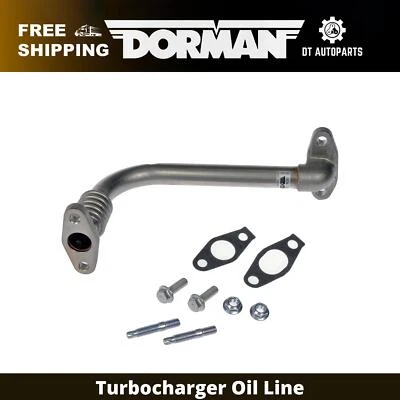 For 2007 GMC Sierra 2500 HD Classic 6.6L V8 DIESEL  Dorman Turbocharger Oil Line - Image 1 of 4
