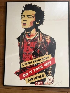 Shepard Fairey Sid Vicious "C'mon Eve 2003 Silkscreen Silkscreen Poster - Picture 1 of 2