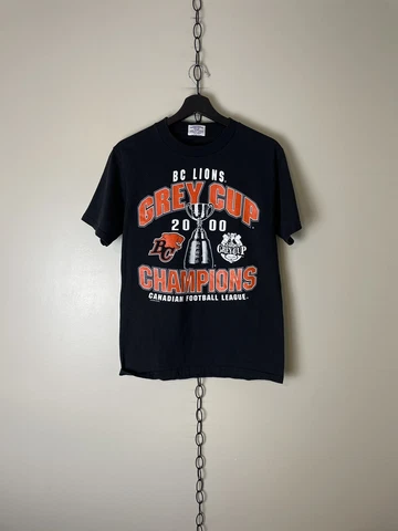 Vintage 2000 CFL Grey Cup BC Lions Champions T-shirt Small Cover