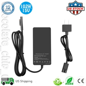 102W Power Adapter Charger for Surface Book 2 1 Surface Pro 9 8 7 6 Laptop 3 2 1 - Picture 1 of 14