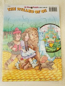 Playmore The Wizard Of Oz 12 Piece Puzzle 1996 * Ages 3+  Sealed  - Picture 1 of 3