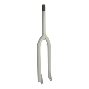 700C White Bicycle Fork 1-1/8" Threadless Cruiser BMX MTB BIKES - Picture 1 of 1