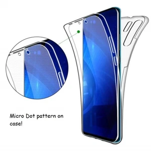 360 Front and Back Case Silicone Gel Cover TPU For Huawei P40 / P30 / Pro / Lite - Picture 1 of 7