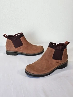 Chaco Womens Cataluna Explorer Chelsea Mahogany Leather Boot Size US 7 EU 38 - Image 1 of 4