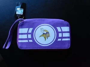 Minnesota Vikings Clutch Purse Handbag Licensed - BNIP - 7" x 5"! - Picture 1 of 7