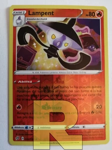 Lampent ® Fragore Ribelle 032/192 ® Reverse Holo Foil ® Pokemon ® Italiano - Picture 1 of 1