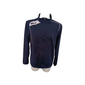 BLK 1/4 ZIP TOP BLAU/WEIß GRÖßE M - Bild 1 von 6