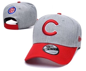 MLB-Chicago Cubs Baseball Cap adjustable New Era 9FiFTY Red /Gray Hat - Picture 1 of 3