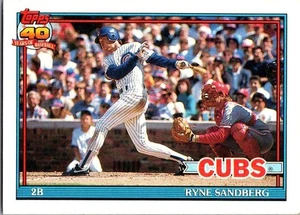 Topps #740 Ryne Sandberg 1991 - Imagen 1 de 2
