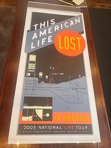 Chris Ware This American Life Lost in America Tour Poster 2003 - Bild 1 von 2