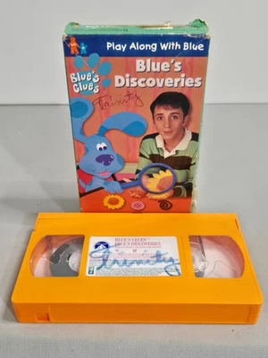 Blue's Clues Discoveries VHS 1999 Nickelodeon Nick Jr Classic Cartoon Movie - Image 1 of 4