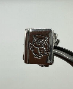 Genuine Pandora Owl Study Textbook Charm P2 S925 ALE - Picture 1 of 6