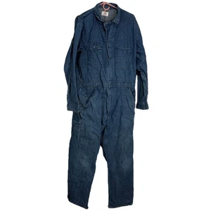 Dickies Herren Vintage 80er Denim Overall Gr. 44 lang blau Talon Reißverschluss - Bild 1 von 6