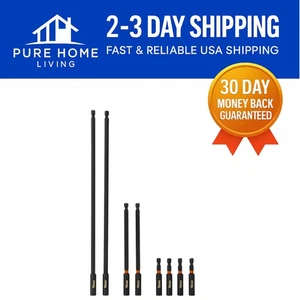 8-Piece Magnetic Bit Holder Set: Versatile for DIY & Professional Use - Picture 1 of 9