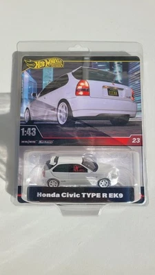 NEW 2025 White Honda Civic Type R EK9 Hot Wheels premium 1:43 Scale Series - Image 1 of 2