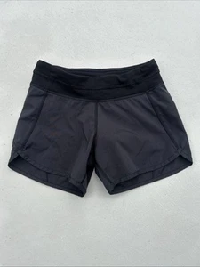 Iviva by Lululemon Girl’s Sz 10 Speed Shorts ~Black~ - Picture 1 of 6