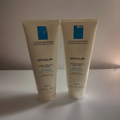 Limpiador en gel medicado La Roche-Posay Effaclar - 200 ml***LOTE de 2** NUEVO Y SELLADO Foto 1 de 3