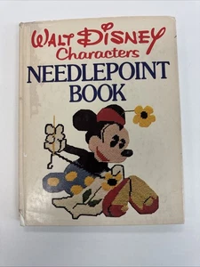 Vintage Walt Disney Figuren Nadelspitze Buch 1976 Lisbeth Perrone Hardcover - Bild 1 von 4