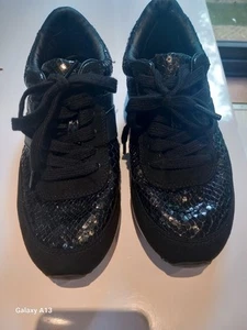 Calvin Klein Ladies Black Trainers - Size 5 (EU 38) - Picture 1 of 5