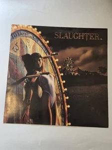Slaughter Stick It To Ya (Record Insert ONLY!) 13"x13" Vintage Cardboard Poster - Imagen 1 de 3