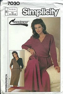S 7030 sewing pattern Stylish DRESS straight or half-circle skirt 10,12,14 UNCUT - Picture 1 of 1