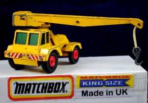 Camión tractor Matchbox KING tamaño K-14 TAYLOR JUMBO GRÚA con pluma giratoria 360* - Imagen 1 de 13