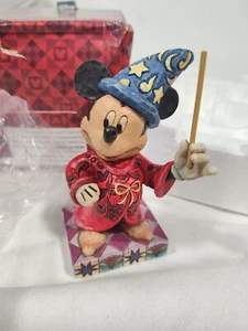 Jim shore Sorcerer Mickey Touch of Magic 4010023 Disney Traditions NEW  - Picture 1 of 12