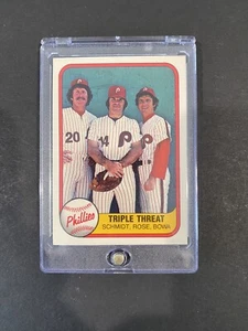 1981 Fleer Phillies Triple Threat NM - Picture 1 of 2