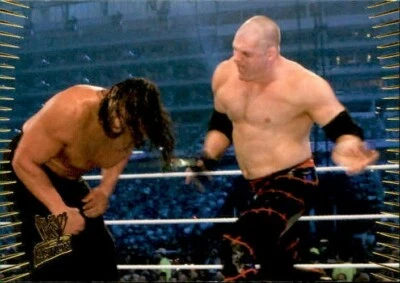 Great Khali Vs. Kane 2007 Topps WWE Action Card #83 - Image 1 of 2