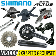 Shimano Alivio M2000 MTB Groupset 2X9 Speed Crankset 170MM 36-22T HG400-9 11-34T