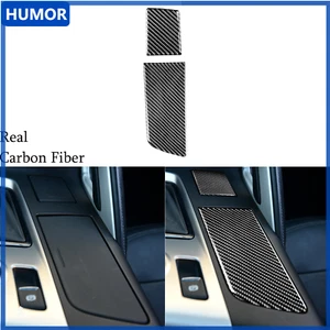 Cubierta de panel de portavasos de agua de fibra de carbono real para Chevrolet Corvette C7 2014-19 - Imagen 1 de 14