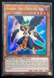 ALANERA KRIS L' INIZIO DELL' ALBA Ultra Rara in Italiano BLAR-IT061 YUGIOH - Foto 1 di 1
