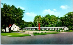 TWILIGHT MOTEL Burlington, Kansas KS roadside - Postcard - Imagen 1 de 2