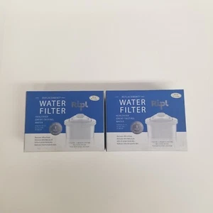 Ripl Replacement Water Filter 2 Pack, Activated Carbon, For Ripl Pitcher, New - Picture 1 of 5