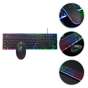 1 Set Wired Gaming Keyboard Mouse Set Hintergrundbeleuchtung Gaming Keyboard - Afbeelding 1 van 12