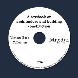 A textbook on architecture and building construction 7 PDF E-Books on 1 Data DVD - Picture 1 of 12