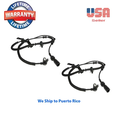 2 ABS Wheel Speed Sensor Front R & L Fit Ford Explorer Mercury Mountaineer 06-10 - Image 1 of 4