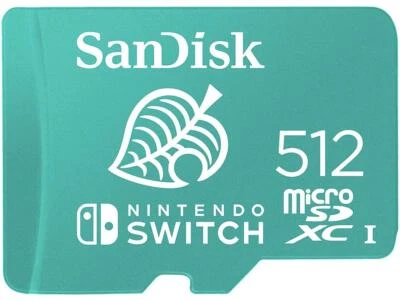 SanDisk 512GB microSDXC UHS-I for Nintendo Switch, Speed Up to 100MB/s SDSQXAO- - Image 1 of 4