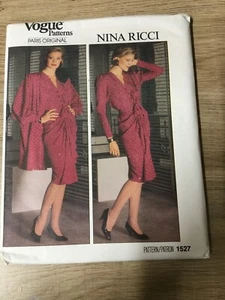 Vintage 1985 Vogue Paris Original NINA RICCI Patterns 1527, Size 10-NEW! - Picture 1 of 2
