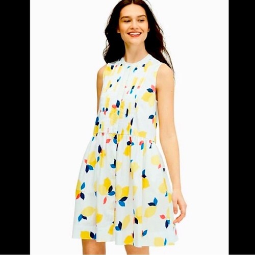 Abito Kate Spade stampa zest di limone taglia s