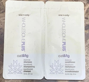 One 'n Only Wholesome Plus Oat & Fig Shampoo & Cond Single Use Packets, 48 each - Picture 1 of 3