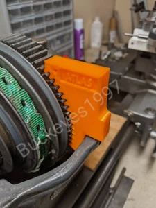 Atlas Craftsman 10" & 12" Lathe Spindle Lock Wedge Stop Block --- Orange - Picture 1 of 4